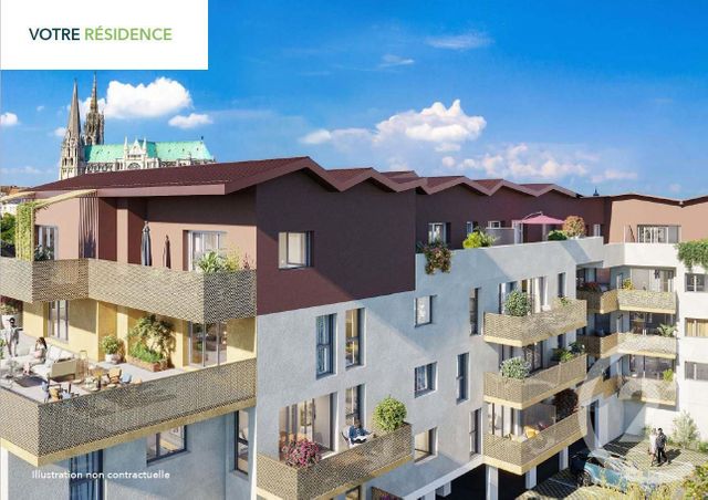 Appartement T4 à vendre - 4 pièces - 83.13 m2 - CHARTRES - 28 - CENTRE - Century 21 Maitrejean Immobilier