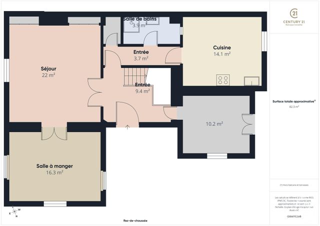 maison à vendre - 7 pièces - 170.0 m2 - CHARTRES - 28 - CENTRE - Century 21 Maitrejean Immobilier