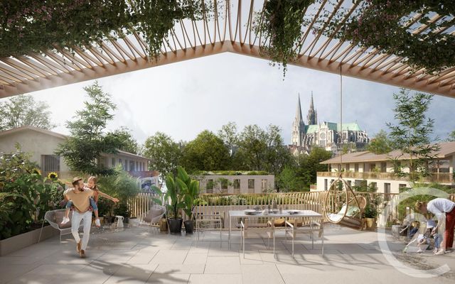 Appartement T2 à vendre - 2 pièces - 45.41 m2 - CHARTRES - 28 - CENTRE - Century 21 Maitrejean Immobilier