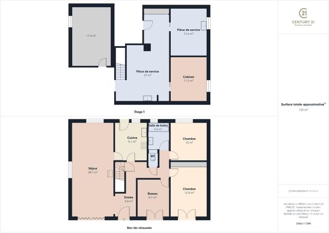 maison à vendre - 5 pièces - 130.0 m2 - LUISANT - 28 - CENTRE - Century 21 Maitrejean Immobilier