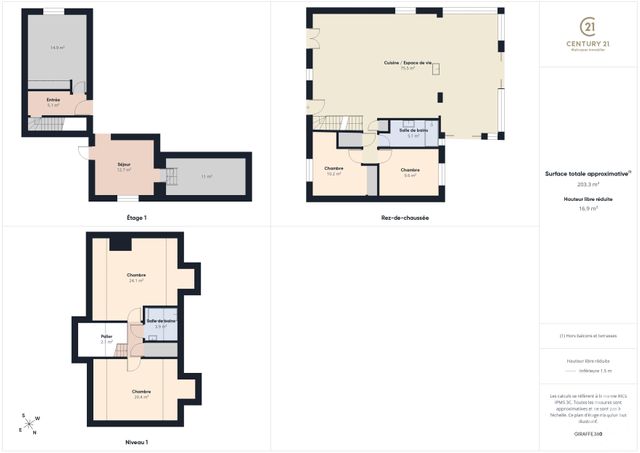 maison à vendre - 8 pièces - 190.0 m2 - CHARTRES - 28 - CENTRE - Century 21 Maitrejean Immobilier